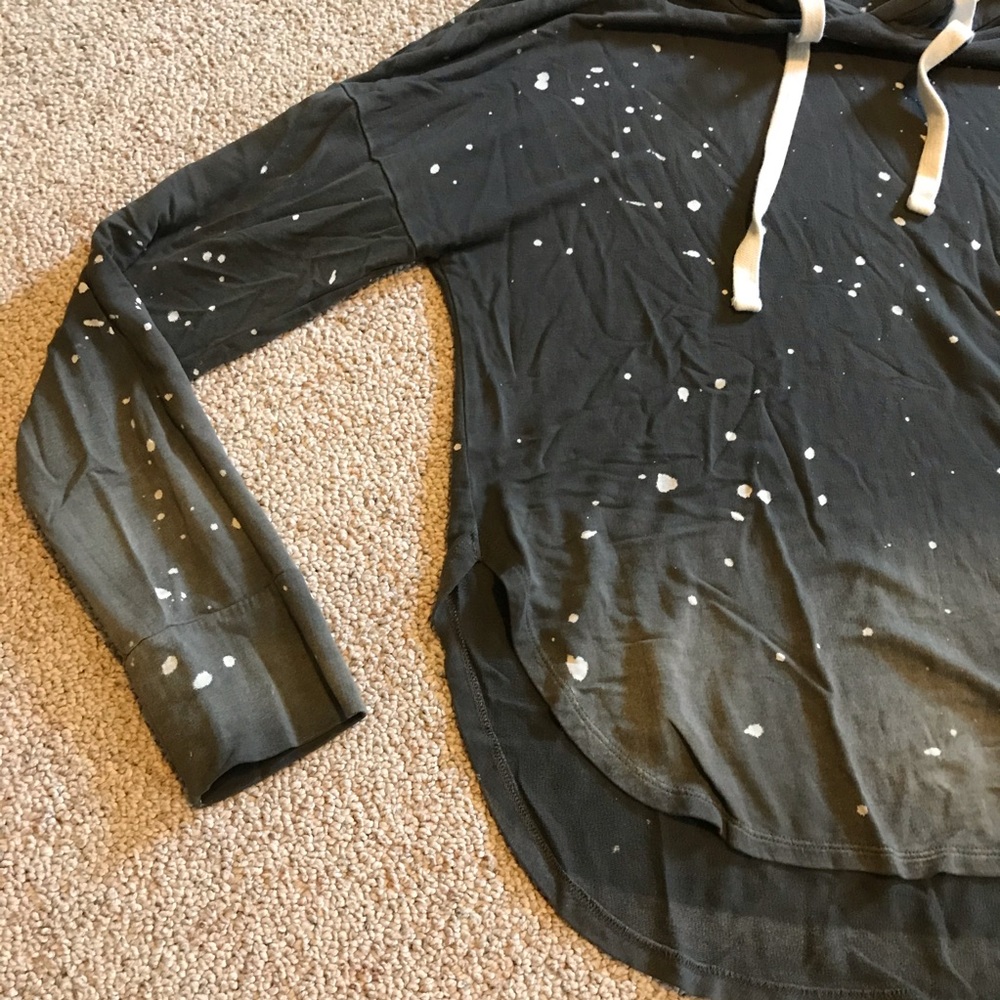Betsey Johnson Performance Brown Ombré Hoodie, GUC, M - Picture 5 of 14